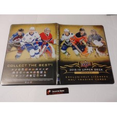 BINDER ONLY! 2018-19 Upper Deck Series 1 One Binder 14x 9page sheets inside